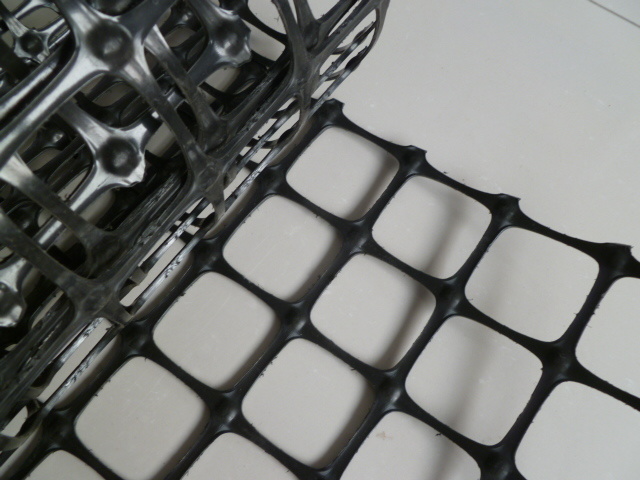 Plastic/PP Geogrid biaxial com certificado do Ce
